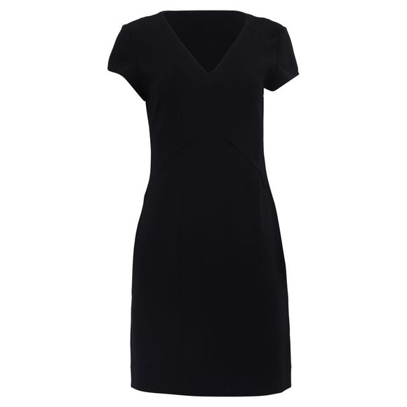 Diane von Furstenberg Norma Ponte Dress in Black Triacetate
